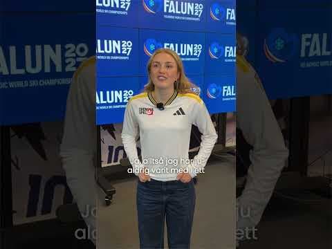 Frida Westman är tacksam för stödet och ser riktigt mycket fram emot Falun 2027 😍❄️ #Falun2027